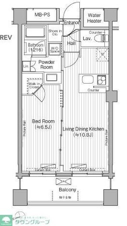 グランハイツ白金の物件間取画像